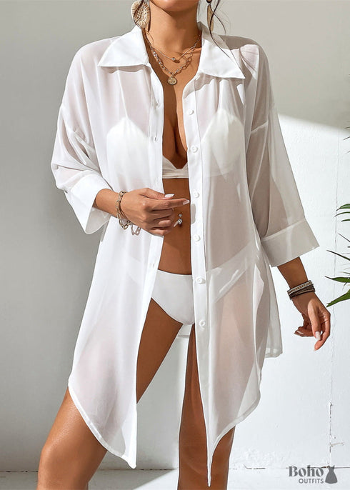 Chiffon Boho Cardigan